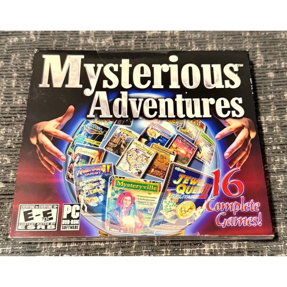 iWin Other - iWin Mysterious Adventures PC Game 16 Complete Games New Sealed Hidden Object